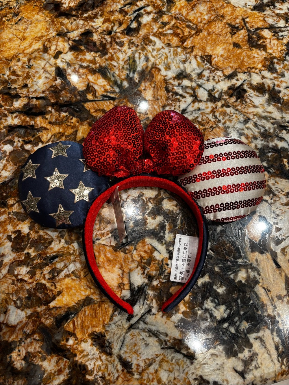 Patriotic Disney Ears nwt